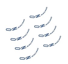 oz 8x Aufkleber Superturismo für Felgenstern gebogen in Blau