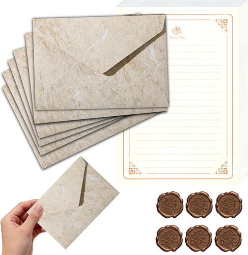 Vintage briefpapier set mit - briefpapier,