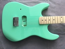 Linkshänder Strat Korpus surfgreen Lefthand Body Stratocaster Wilkinson Bridge