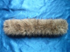 FELL-STREIFEN für Kapuze, Mütze, Kragen oä - schaut echt aus  57cm x 14cm