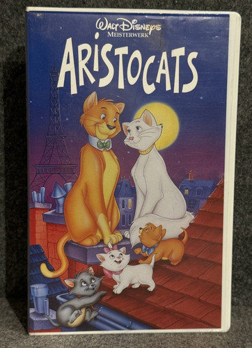 Vhs walt disney aristocats - disney,