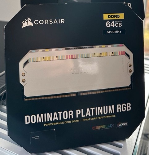Dominator platinum rgb ddr5 - dominator,