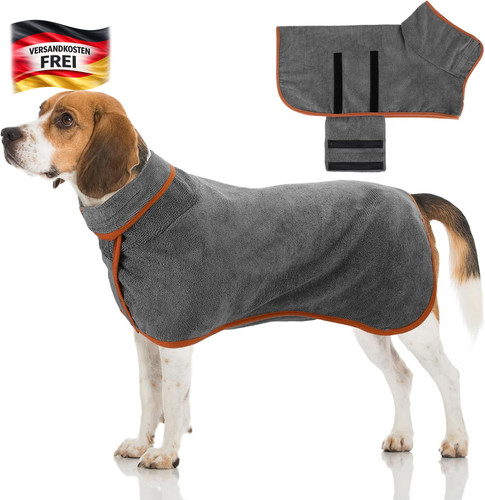 Hundebademantel mikrofaser - hundebademantel,
