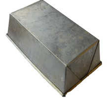 alte Alte DDR Backform Kuchenform eckig Sandkuchen 💥 Aluminium Alu Backen