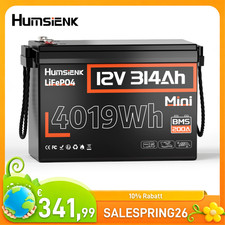 Humsienk LiFePO4 12V 314Ah