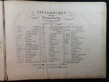 Sammlung Ouverturen für das