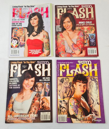Vintage tattoo flash - tattoo, magazine