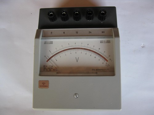 Gossen voltmeter für - voltmeter, gleich-
