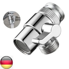 3-Wege Diverter Ventil Messing Wasserhahn Umschaltventil mit M22 zu M24 Adapter