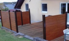 Terrasse Sichtschutz Kunststoffpaneele  5 Elemente