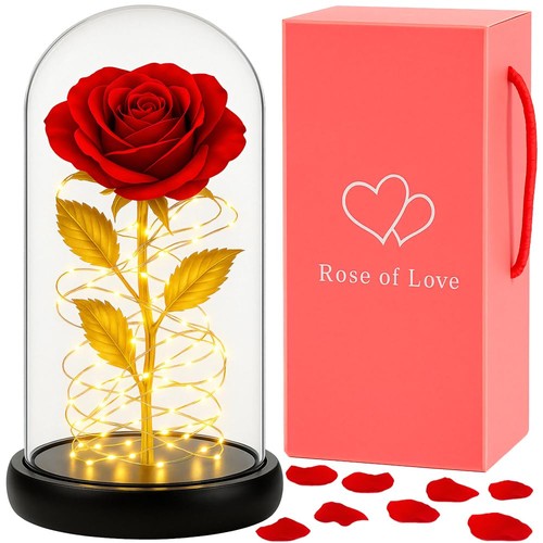 Ewige rose glas - rose, im
