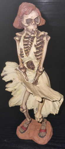 Marilyn monroe skelett figur - skelett,