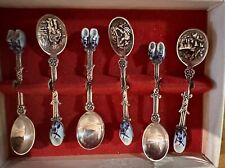 6er Set handbemalte alte