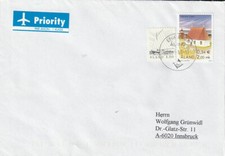 0907 || 9y, 182 auf Brief aus Enklinge von 2001 - Kirche - Mischfrankatur FiM+€