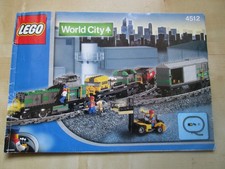Lego Anleitung Bauanleitung Instructions Trains Eisenbahn 9 V 4512 Cargo Train