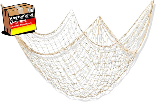 Fischernetz deko aus baumwolle - deko,