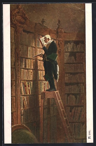 Künstler carl spitzweg - künstler-ak,