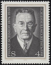 1473 100. Geburtstag, Franz Schmidt (1874-1939) Komponist, 4 S, postfrisch **