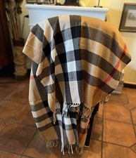 LUXUS CASHMERE SCARF PASHMINA SCHAL 70*190cm KASCHMIR BLEND•STOLA BRITISH KARO