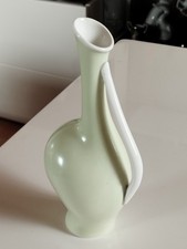 Rosenthal Vase Lindgrün, Schwangere Luise, Heidenreich, Höhe ca. 17,5 cm
