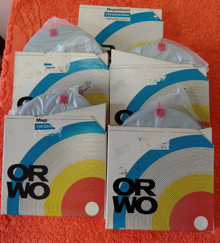 Orwo wolfen tonband typ 122 - 5x,