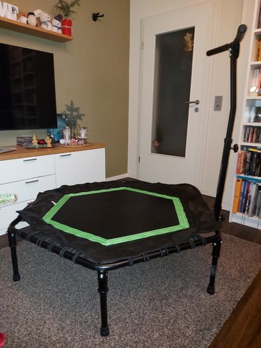 Fitness trampolin mit - mit, griff