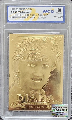 Goldmedaille princess diana - goldmedaille,
