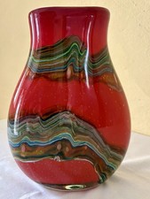 Vase Glasvase Blumenvase Tischvase Dekoration Murano Stil