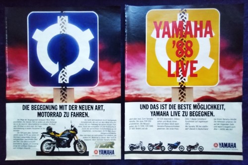 Yamaha originale werbung - werbung, aus