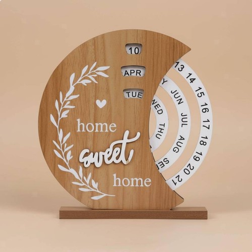 Ewiger kalender aus holz - ewiger,