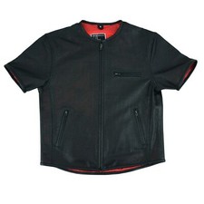 Herren Motorrad Leder Kutte
