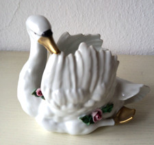 Porzellan Schwan "Dresden" mit