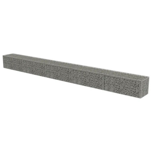 Gabionenwand mit abdeckung - gabionenwand,