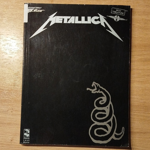 Cherry lane metallica - metallica, ...black