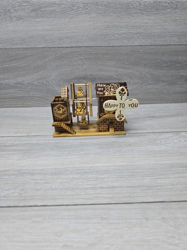 Holz spieluhr teddybär - holz,