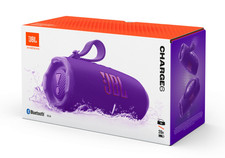 JBL Charge 6, tragbarer Bluetooth-Lautsprecher mit AI Sound lila