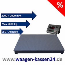 Bodenwaage 5000kg 2000 x 2000