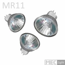 10x MR11/GU4 Halogen Strahler / Spot NV 12V - 20W / 35W (Reflektorlampe,35mm)