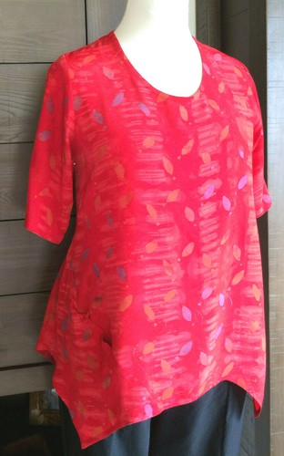 148 shirt rot gemustert - aw,