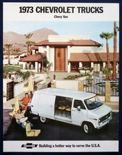 Prospekt brochure 1973 Chevrolet Chevy  Van (USA)