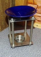 Duftöllampe, Edelstahl und Keramik