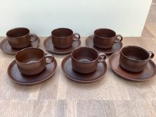 6 x Tasse mit Unterteller