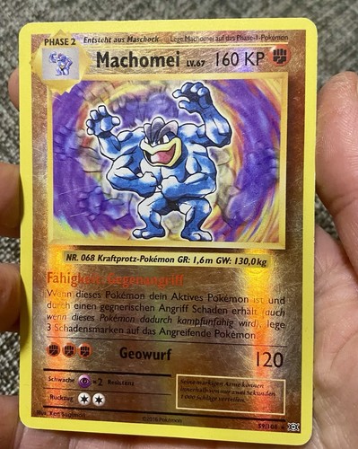 Pokémon karte machomei holo - machomei,