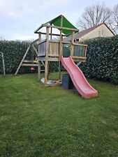 klettergerüst outdoor mit Schauckel,Rutsche und Sandkasten