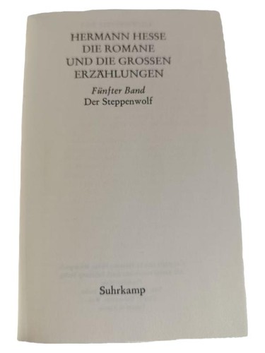 Hermann hesse der steppenwolf - hesse,