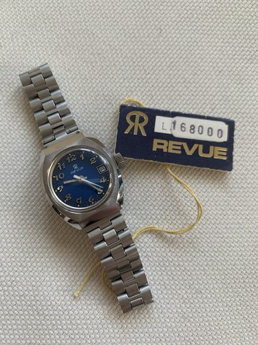 Revue automatic blue dial - revue,