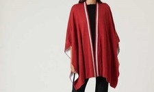 Cape rot S Damen Cape Cardigan