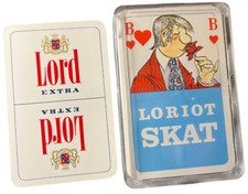 Loriot Skat Lord Extra Kartenspiel Retro Spielkarten Werbung Comic Cartoon rar