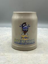 OPERATOR ODELZHAUSEN Unbenutzter Bierkrug aus Keramik, 0,5l mit bedrucktem Dekor