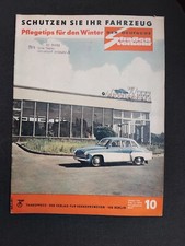 Der deutsche Straßenverkehr 10/1966 Morris 850,Krause Duo,Mit Wartburg durch SU